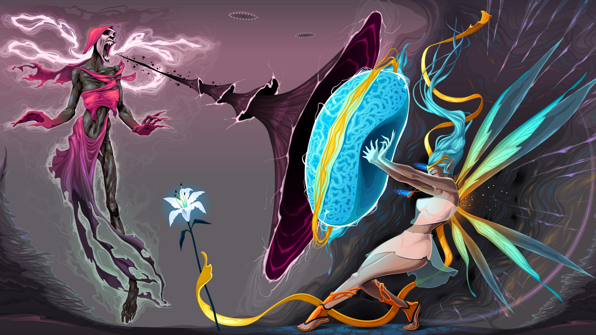 2D animation fight scene 2