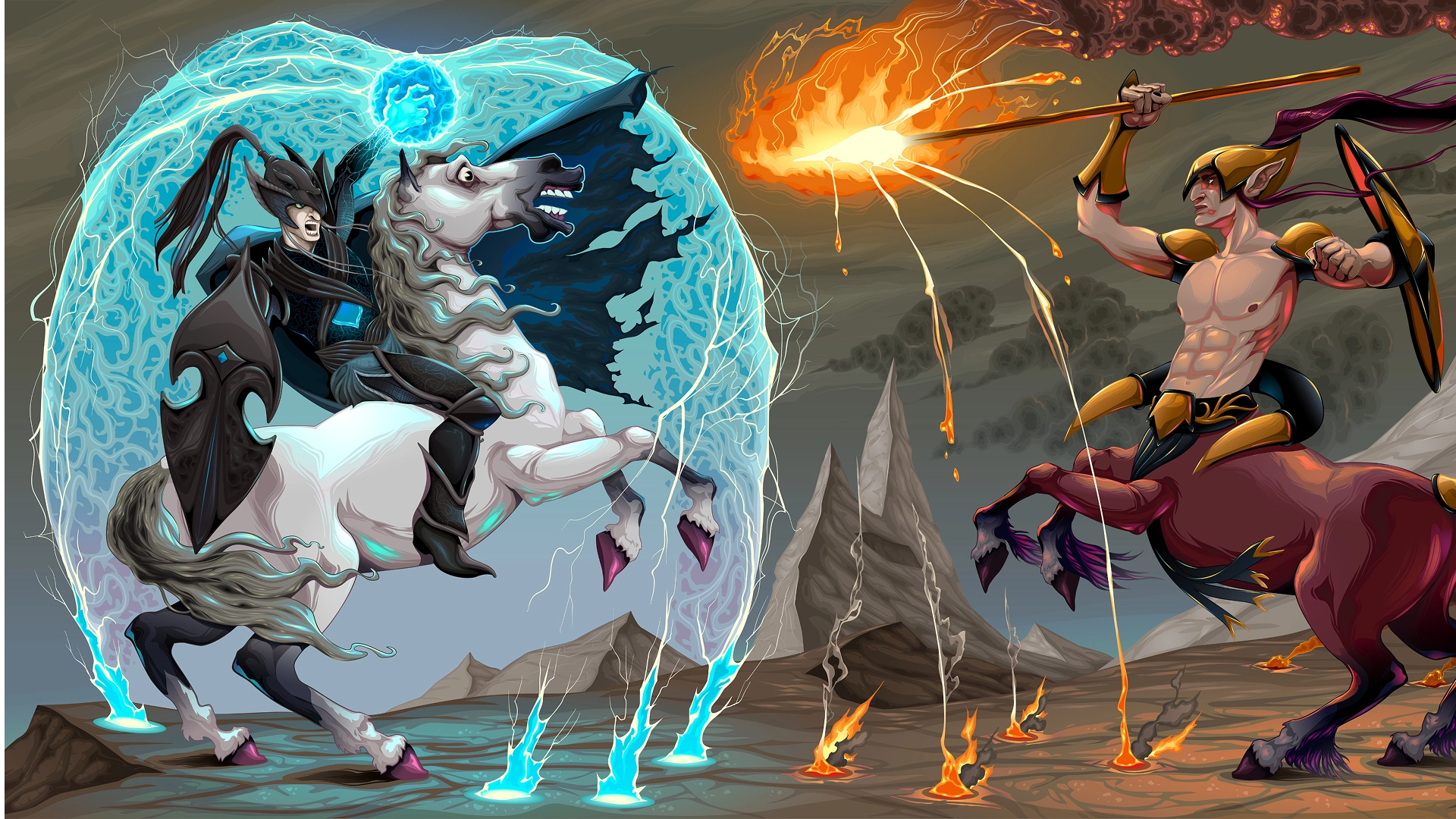 2D animation fight scene 4