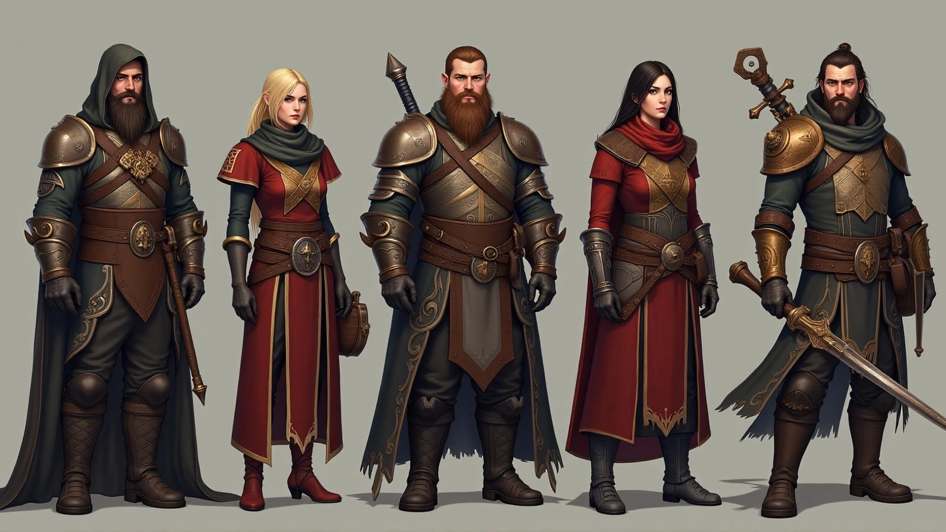 2D character concept art