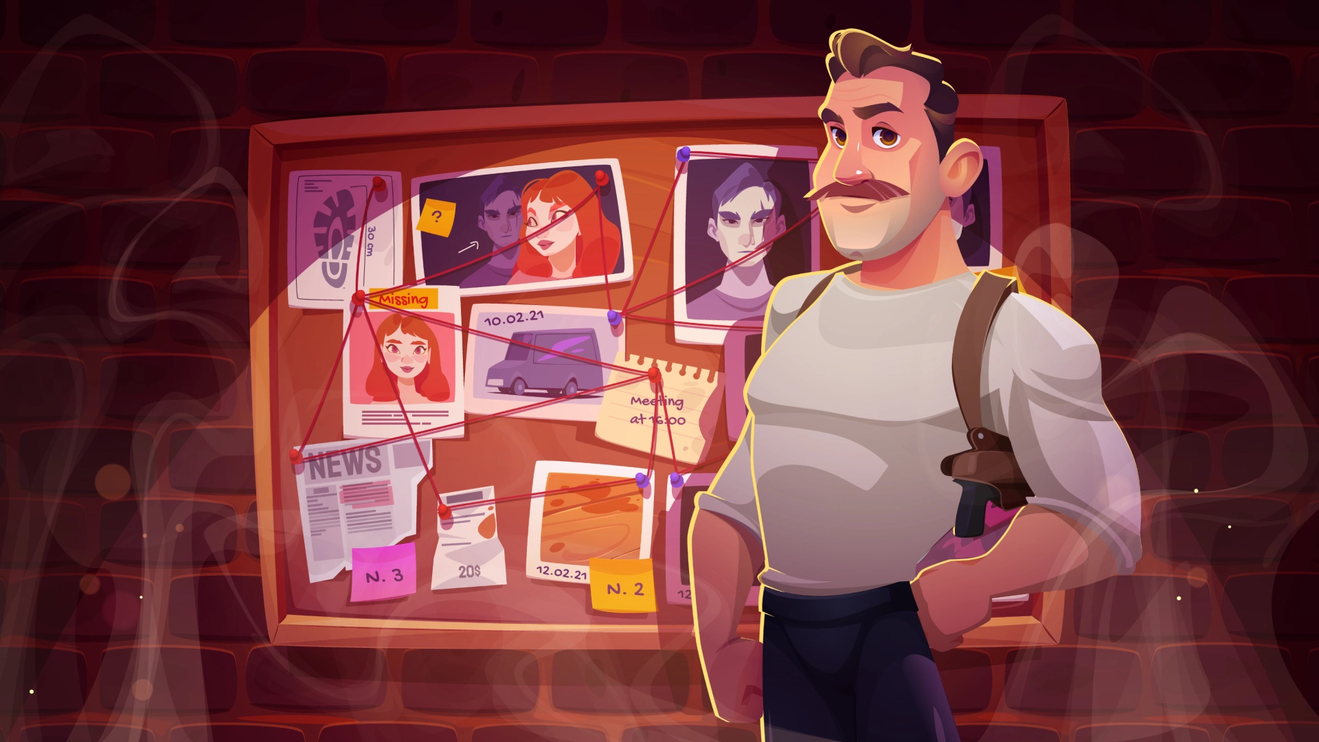 2D character detective