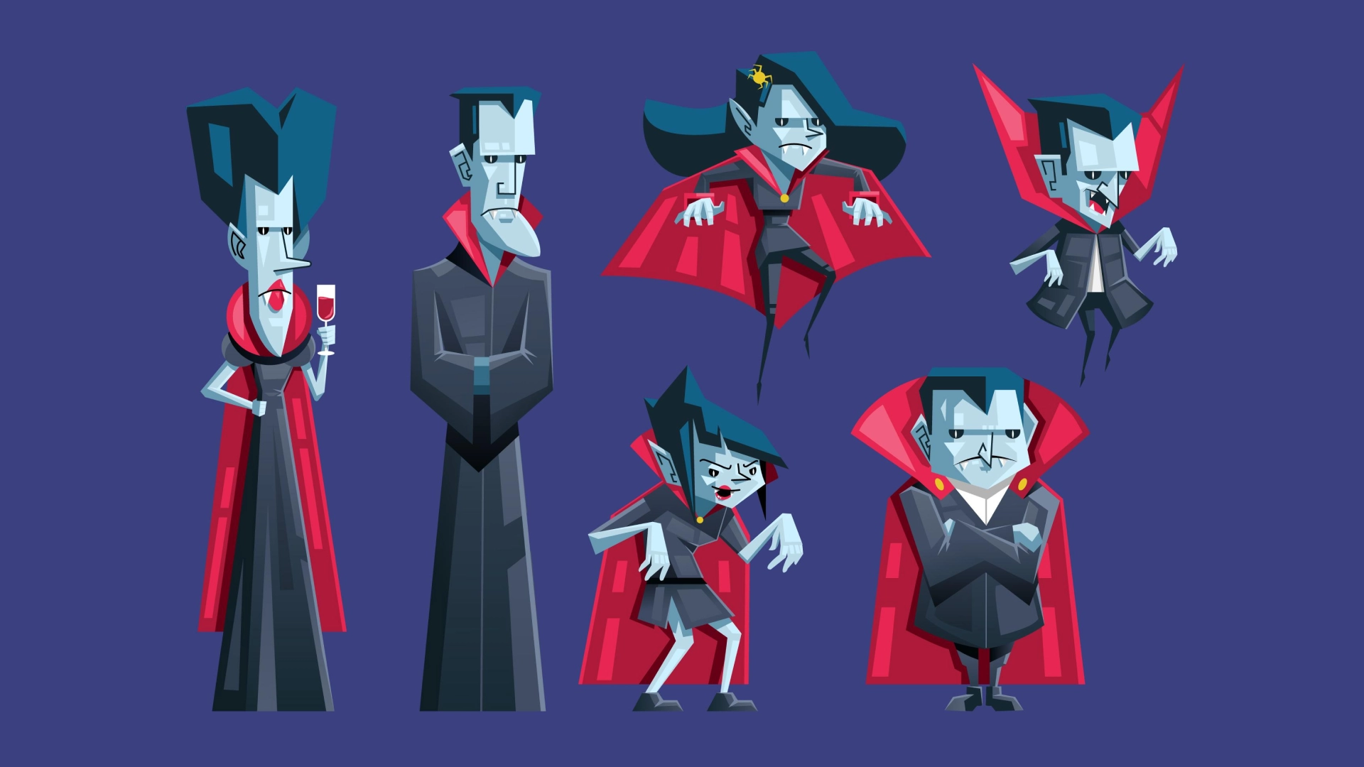 2D character vampires