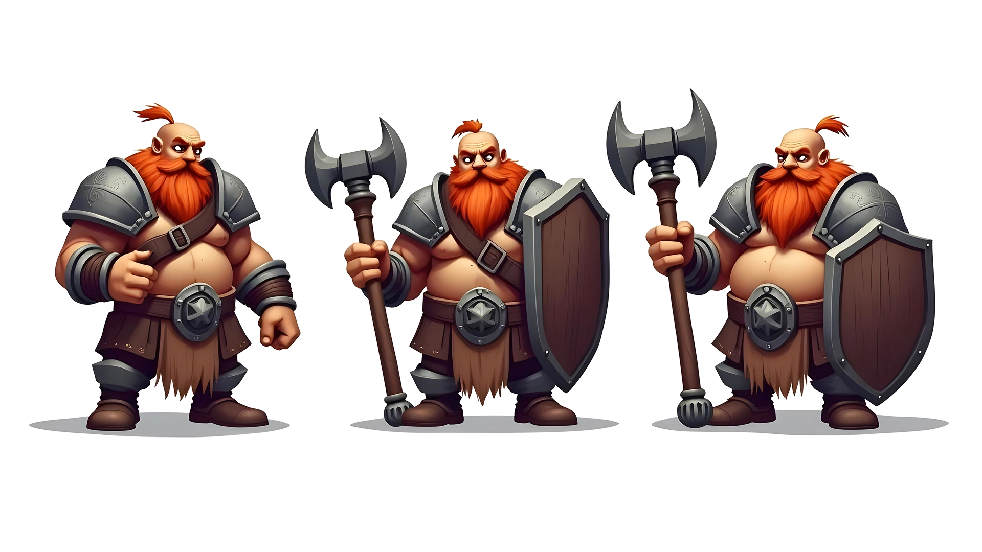 2D character warrior