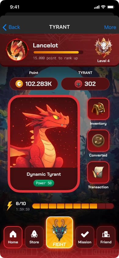 Dragon fight Telegram game 1