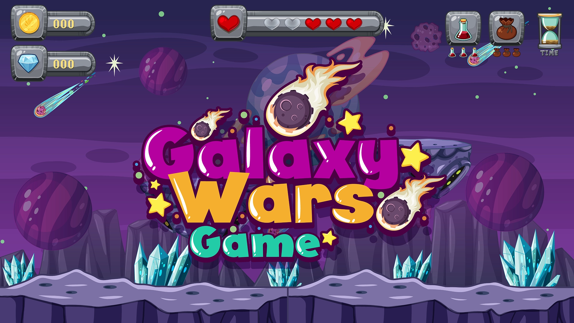 HTML game galaxy wars