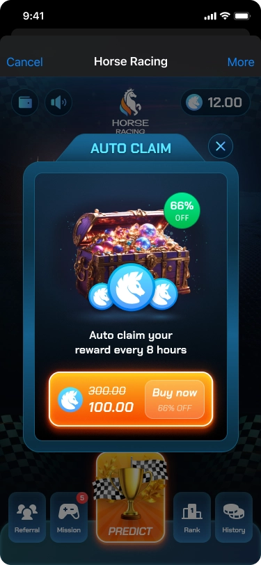 Horse racing Telegram game 2