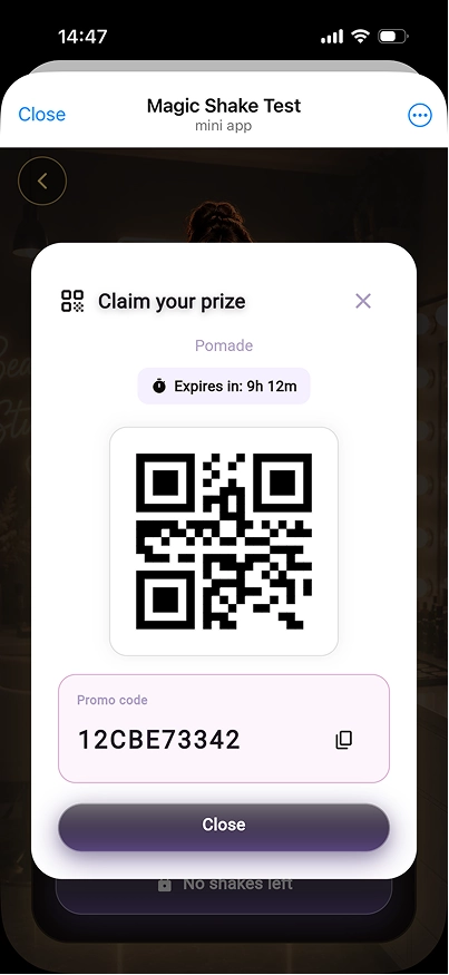Magic shake telegram mini app 10
