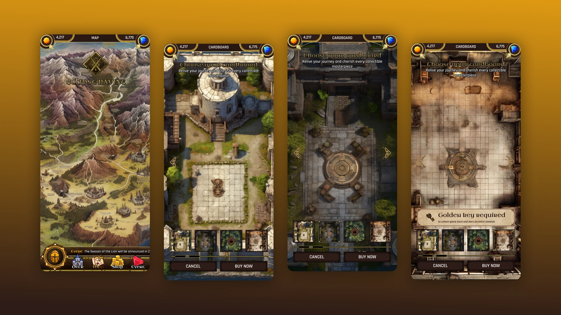 Mobile game maps