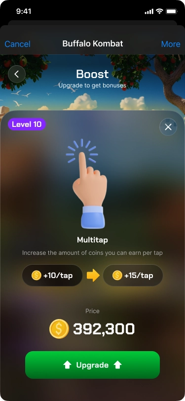 Tap to earn Telegram game 3