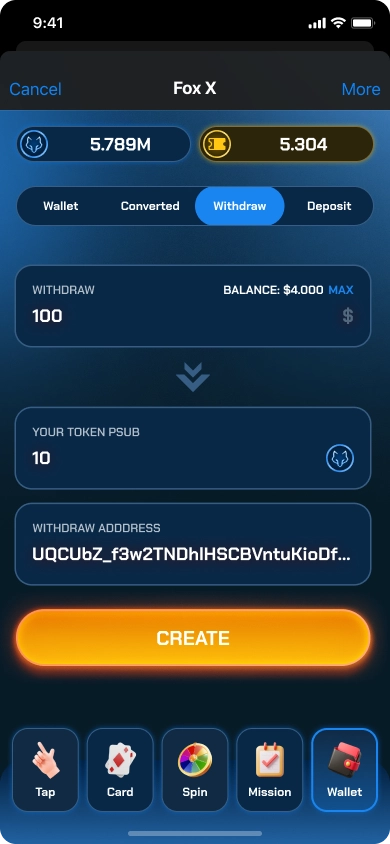 Telegram game with TON 4