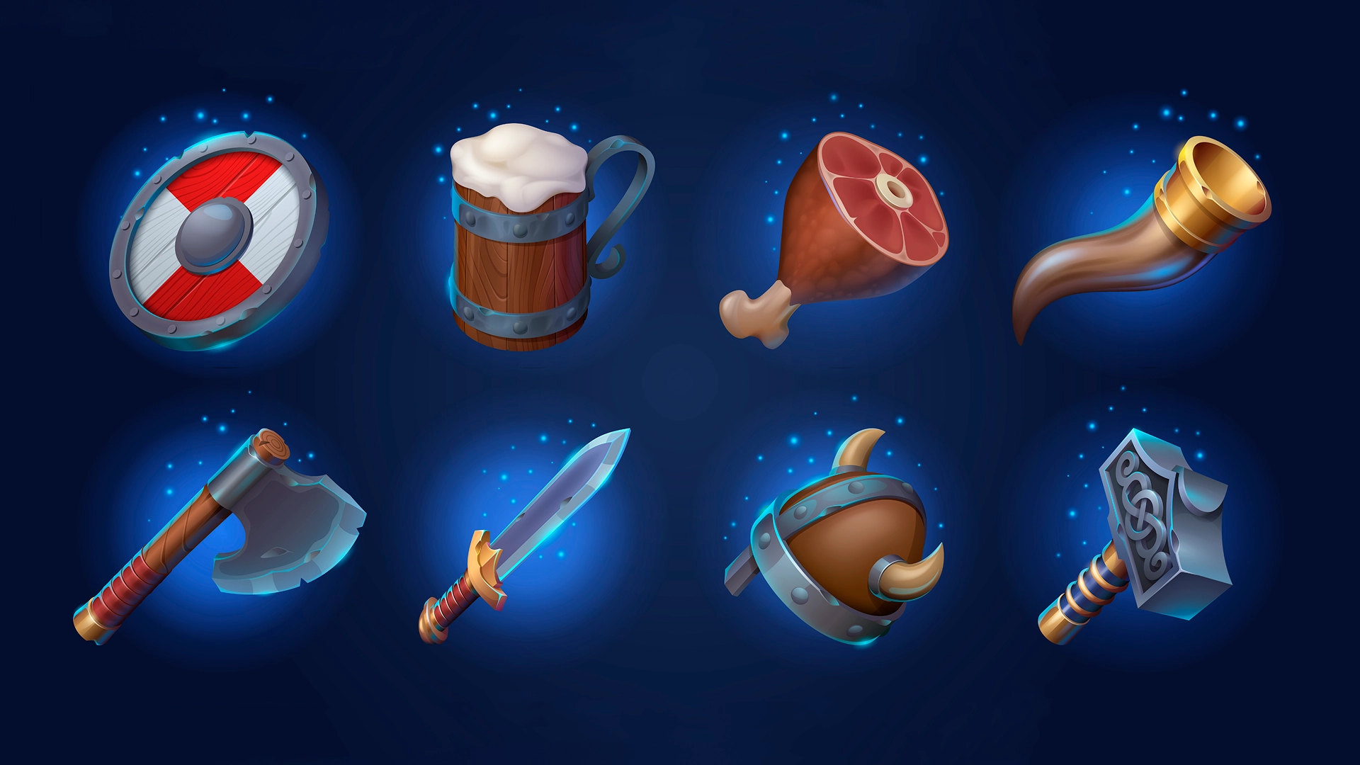 Viking Items Set Pack