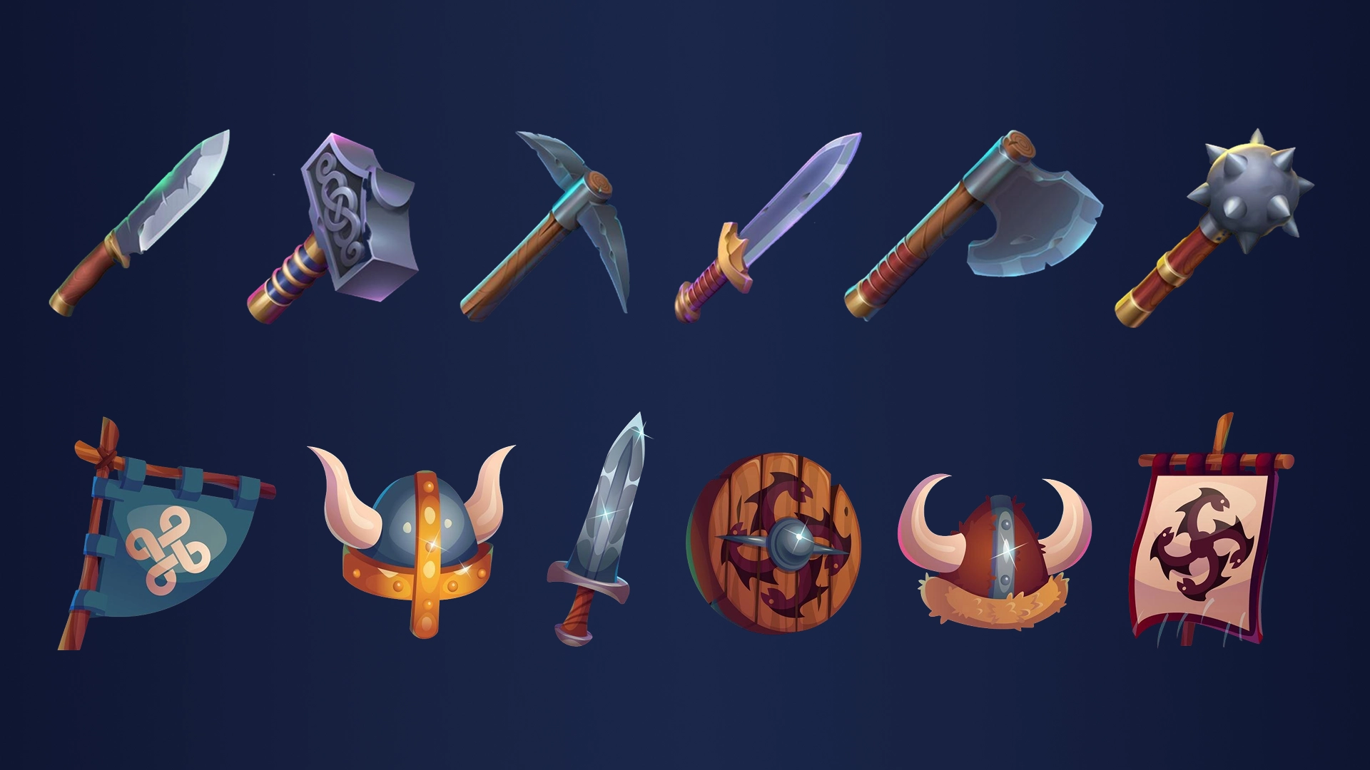 Viking Items Set Pack 3
